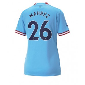 Manchester City Riyad Mahrez #26 kläder Kvinnor 2022-23 Hemmatröja Kortärmad